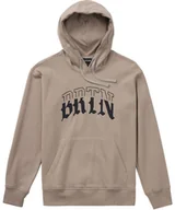 Bluzy męskie - bluza męska BURTON VARSITY PO SUMMIT TAUPE - miniaturka - grafika 1