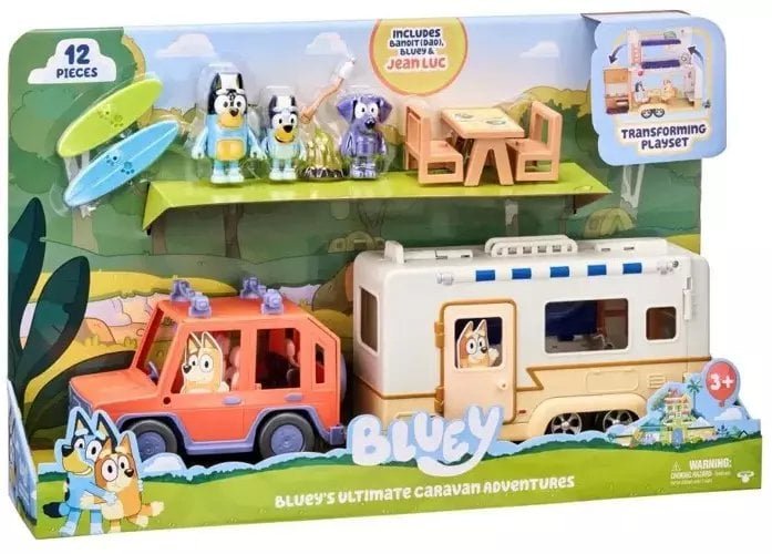BLUEY, S5, 4WD & CMPVAN PLAYSET