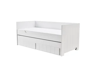 Łóżko 90x200 rozsuwane szare daybed pinio calmo - Łóżka dla dzieci i młodzieży - miniaturka - grafika 1