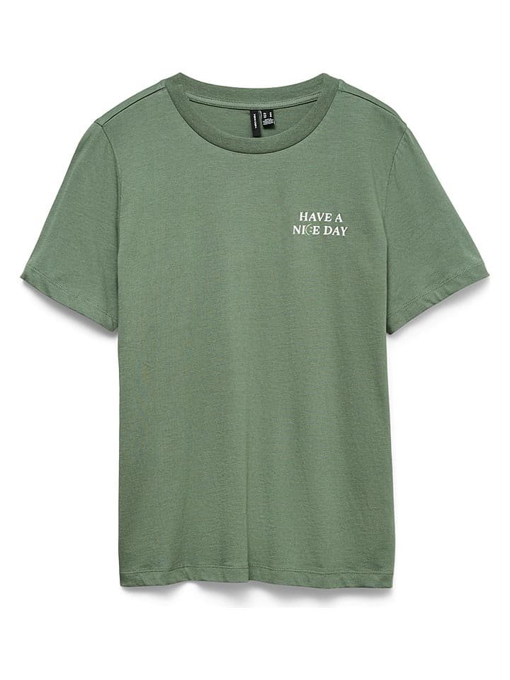 Vero Moda Koszulka w kolorze zielonym