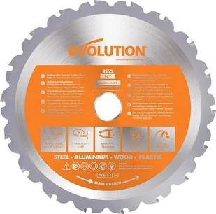 Evolution Piła widiowa TCT wielozadaniowa Evolution RAGE 165mm / 18z - Tarcze do pił - miniaturka - grafika 1