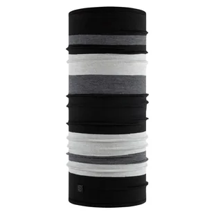 Chusta wielofunkcyjna z wełny merino Buff Merino Move Graphite - Czapki i chusty sportowe damskie - miniaturka - grafika 1