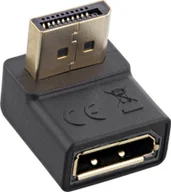 Złącza, przejściówki, adaptery - Adapter AV InLine InLine® DisplayPort Adaptor, DisplayPort male/female downward angled - miniaturka - grafika 1