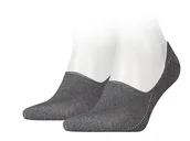 Skarpetki męskie - Tommy Hilfiger, Skarpety męskie stopki, 2-pack, szary, rozmiar 43/46 - miniaturka - grafika 1