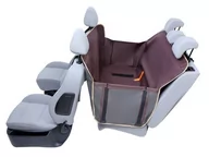 Sprzęt podróżny i transportery dla psów - Kardiff Kardimata Anti Slip z bokami 123x154 brązowa - mata samochodowa na tylne fotele - miniaturka - grafika 1