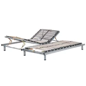 Łóżka - Beliani Zestaw 2 stelaży pod materac regulowany 90 x 200 cm COMFORT - miniaturka - grafika 1