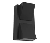 Lampy ogrodowe - Prezent 31315 - LED Kinkiet zewnętrzny NAUTIC 2xLED/3W/230V IP44 czarny - miniaturka - grafika 1