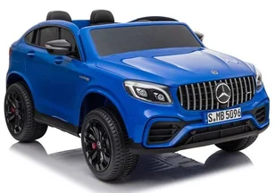 Import LEANToys Mercedes GLC 63S Niebieski Lak 4130 - Pojazdy elektryczne dla dzieci - miniaturka - grafika 8