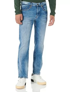 Spodnie męskie - MARC O'POLO CASUAL Jeans – męskie dżinsy – klasyczne spodnie męskie w stylu z pięcioma kieszeniami ze zrównoważonej bawełny, niebieski, 32W / 34L - grafika 1