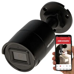 Monitoring zewnętrzny zestaw 8 kamer Hikvision IP DS-2CD2086G2-IU(2.8MM)(C)(BLACK) ACUSENSE DARKFIGHTER 8Mpx PoE - Zestawy do monitoringu - miniaturka - grafika 2