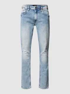 Spodnie męskie - Jeansy o kroju slim fit z 5 kieszeniami model ‘Twister’ - grafika 1