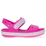 Sandały damskie - Sandały Crocs Bayaband Sandal 205400-6QQ - różowe - miniaturka - grafika 1