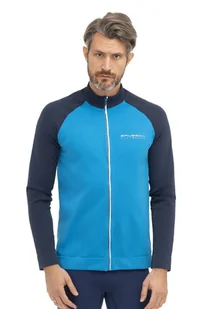 Bluza termoaktywna męska Brubeck Athletic LS14080 niebieski/jeansowy - Bluzy sportowe męskie - miniaturka - grafika 1