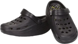 Fitness King Klapki krokodylki na kołyskowej podeszwie czarne rozmiar 35 - Buty dla dziewczynek - miniaturka - grafika 1