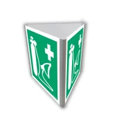 Systemy ekspozycyjne i znaki informacyjne - AE828 RESPIRATOR TLENOWY (3D DOŚCIENNY), PS - PŁYTA PCV 1MM FOTOLUMINESCENCYJNA; (200X200MM) - miniaturka - grafika 1