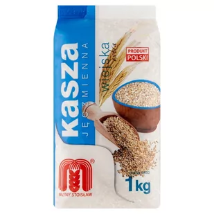 Stoisław Kasza jęczmienna wiejska extra 1 kg Młyny - Kasza - miniaturka - grafika 1