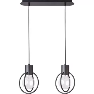 Sigma Lampa zwis AURA KOŁO 2 czarna regulowana 31089 - Lampy sufitowe - miniaturka - grafika 1