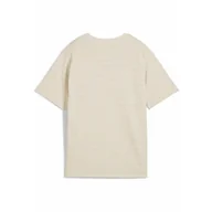 Koszulki sportowe damskie - Damska strukturalna koszulka ESS ELEVATED o luźnym kroju PUMA Alpine Snow White - miniaturka - grafika 1