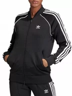 Bluzy damskie - Bluza Damska Adidas Czarna Gd2374 Rozsuwana 32 - miniaturka - grafika 1