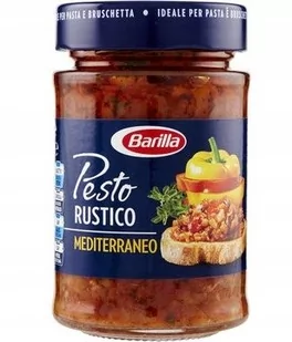 BARILLA Pesto Rustico Mediteraneo - pesto warzywne (200 g) E5BE-5833578456457 - Sosy w słoikach - miniaturka - grafika 1