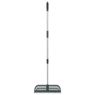 Grabie i motyki - vidaXL Grabie do liści 2-w-1, ciemnozielone, 157 cm, PP - miniaturka - grafika 1