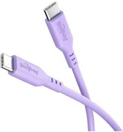 Kable USB - Kabel silikonowy USB-C™, 1,5 m, liliowy - miniaturka - grafika 1