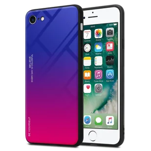 Cadorabo Etui do Apple iPhone 7 / 7S / 8 / SE 2020 Etui ochronne w kolorze czarnym Etui na telefon komórkowy Etui TPU Etui hartowane - Etui i futerały do telefonów - miniaturka - grafika 1