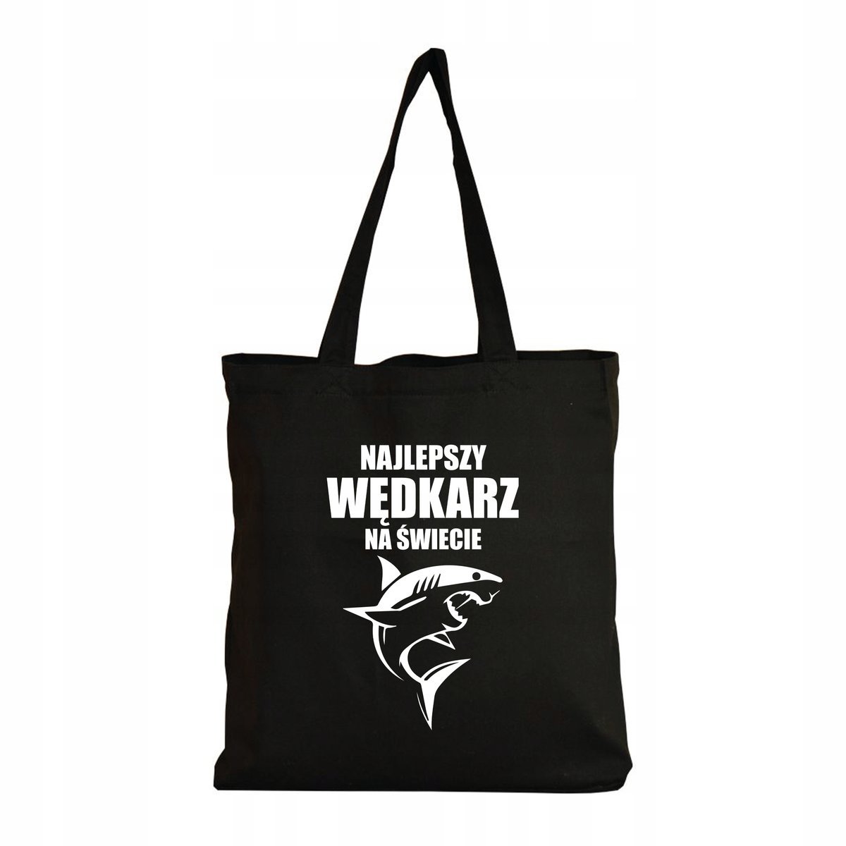 Eko Torba Bawełniana na ramię Zakupy Shopper Torebka Dla Wędkarza Ryby