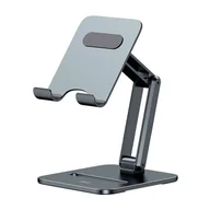 Statywy fotograficzne - Podstawka stojak uchwyt Baseus Biaxial na tablet (szara) - miniaturka - grafika 1