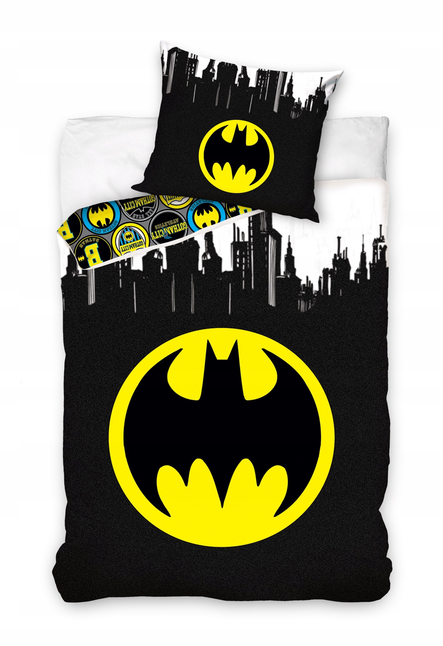 pościel dziecięca Batman 140x200 bawełna