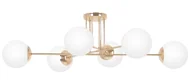 Lampy sufitowe - Sześciopunktowa złota lampa sufitowa glamour F8-W84 - miniaturka - grafika 1