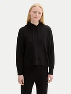 Bluzy damskie - Bluza z kapturem damska Tom Tailor 1043338 L Czarna (4068127059062) - miniaturka - grafika 1