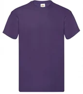 Koszulki męskie - T-shirt Koszulka Męska Bawełna 100% Fruit Loom OriginalT 610820 Fiolet L - miniaturka - grafika 1