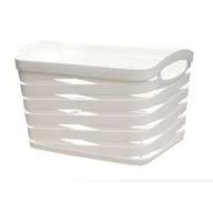 Pudła i pojemniki do przechowywania - Koszyk Regina 6,6 l biały - miniaturka - grafika 1