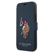Etui i futerały do telefonów - U.s. polo assn US Polo USFLBKP12MPUGFLNV iPhone 12/12 Pro 6,1" granatowy/navy book Polo Embroidery Collection - miniaturka - grafika 1