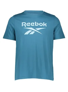 Reebok Koszulka w kolorze niebieskim - Koszulki i topy damskie - miniaturka - grafika 1