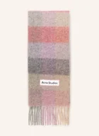 Moda i Uroda OUTLET - Acne Studios Szal Z Dodatkiem Alpaki pink - miniaturka - grafika 1