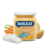 Dania dla dzieci - Smileat Słoiczek z dorszem, bio ziemniakami i bio warzywami 6 m+ 230 g - miniaturka - grafika 1