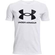 Koszulki dla dziewczynek - Koszulka chłopięca Under Armour Sportstyle Logo SS - miniaturka - grafika 1