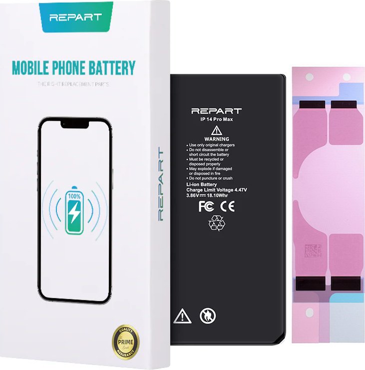 Bateria zastępcza TRADEBIT REPART kompatybilna z Apple iPhone 14 Pro Max - Li-Ion - 4690 mAh - Bateria zastępcza o dużej pojemności