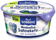 Kefiry, jogurty, maślanki - KEFIR KREMOWY Z JAGODAMI BIO 150 g - SOBBEKE - miniaturka - grafika 1