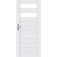 Drzwi wewnętrzne - Skrzydło ERIE 02 biały 80 P 3Z WC podcięcie - miniaturka - grafika 1