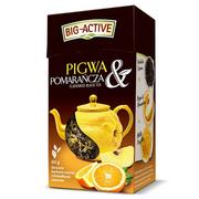 Herbata - Big-Active Big-Active Pigwa & Pomarańcza Liściasta herbata czarna z kawałkami owoców 80 g - miniaturka - grafika 1