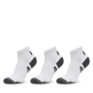 Skarpetki damskie - Zestaw 3 par wysokich skarpet unisex Under Armour Performance Tech 1379510 Biały - miniaturka - grafika 1