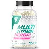 Witaminy i minerały dla sportowców - Trec Multi Vitamin Herbal For Women 90caps - miniaturka - grafika 1