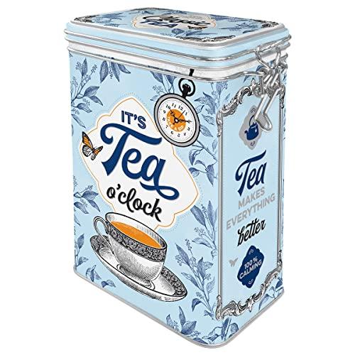 Nostalgic-Art Puszka do herbaty w stylu retro, 1,3 l, klasyczna herbata - pomysł na prezent do kuchni, Pudełko z pokrywką zapachową, Deko w stylu vintage