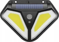 Lampy ogrodowe - LAMPA SOLARNA Na Ścianę Halogen LED COB Z CZUJNIKIEM Ruchu Zmierzchu 1493 - miniaturka - grafika 1