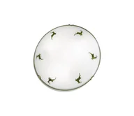 Lampy sufitowe - Kolarz 731.12.4.100-Lampa sufitowa NONNA 2xE27/60W/230V pr.40 cm jeleń zielona - miniaturka - grafika 1