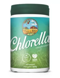 CHLORELLA 100% ORGANIC - 410TABL, THIS IS BIO - Suplementy naturalne CHLORELLA 100% ORGANIC - 410TABL, THIS IS BIO - Suplementy naturalne - miniaturka - grafika 1
