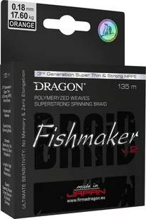 Dragon Plecionka Fishmaker V.2 j.szara 0.12mm 135m - Inne akcesoria dla wędkarzy - miniaturka - grafika 1